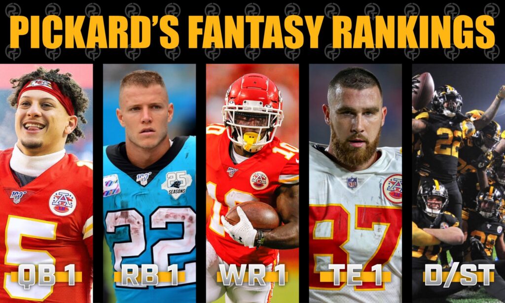 Pickard's Fantasy Football Draft Rankings