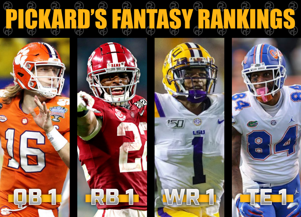 Pickard's 2021 Fantasy Football Rookie Rankings