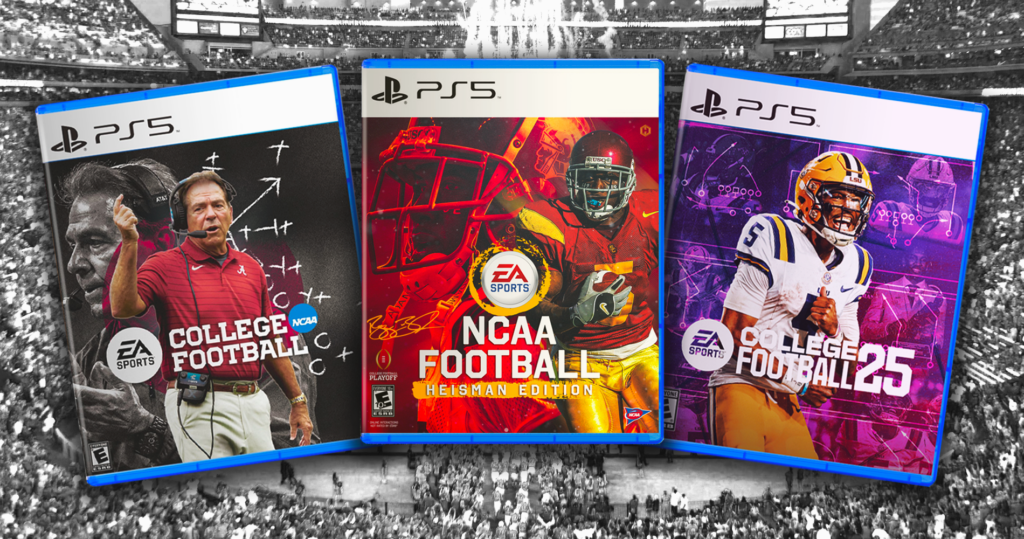 EA Sports NCAA Football 25 Cover Stars