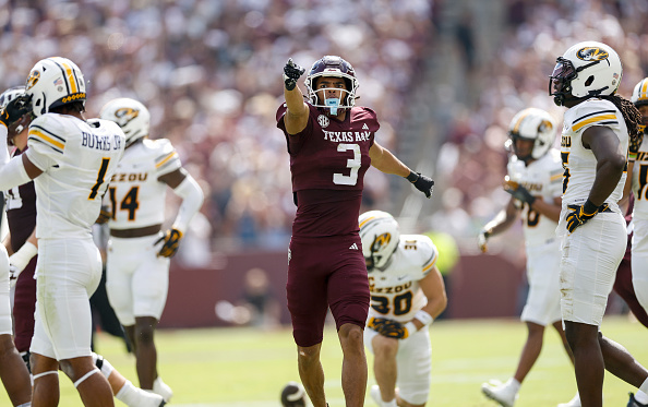 CFB Top 25 - Texas A&M Noah Thomas