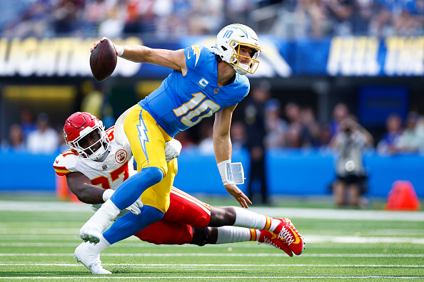 Chiefs Chargers - Justin Herbert